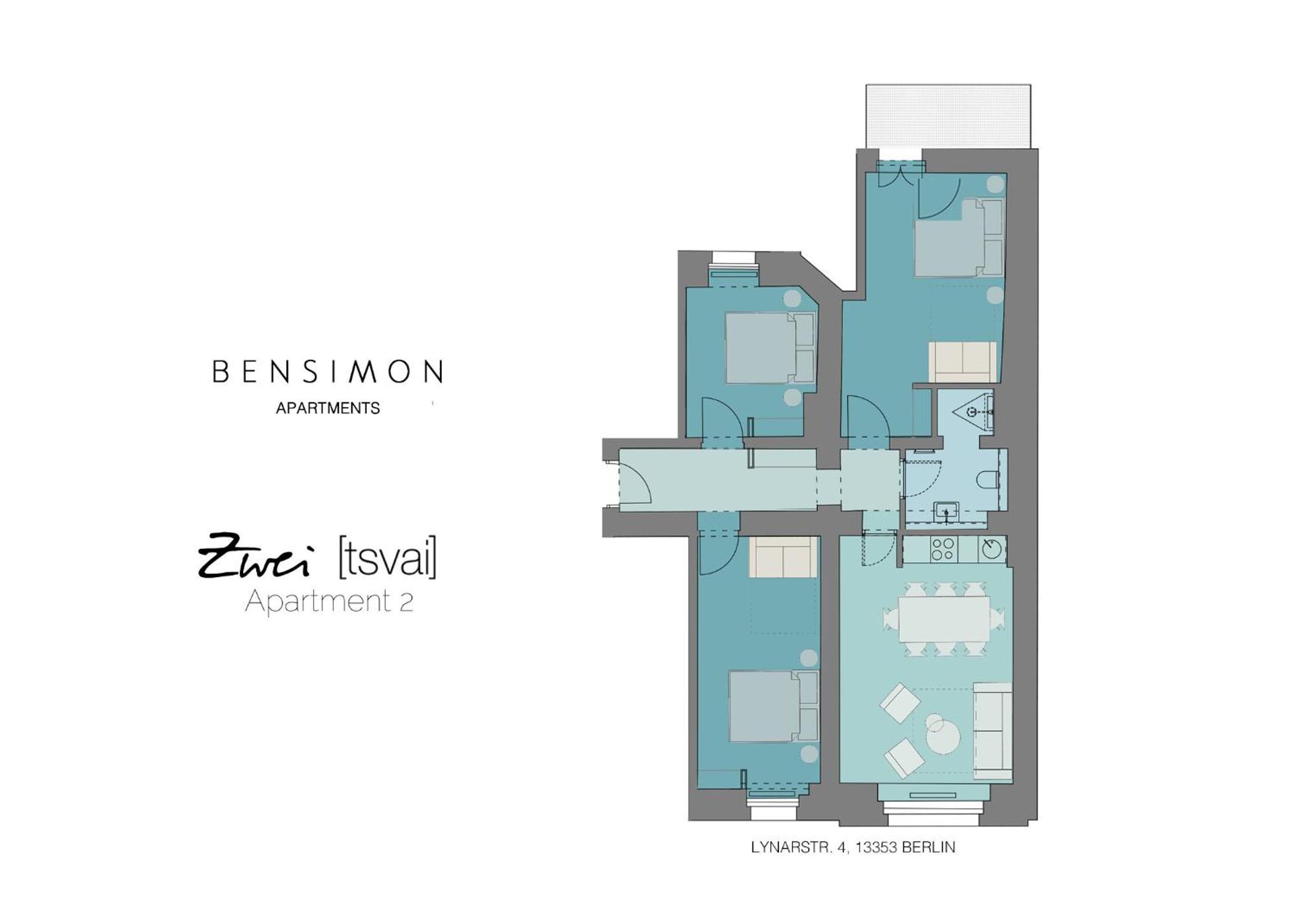 Bensimon Apartments Mitte/Wedding Берлин Номер фото