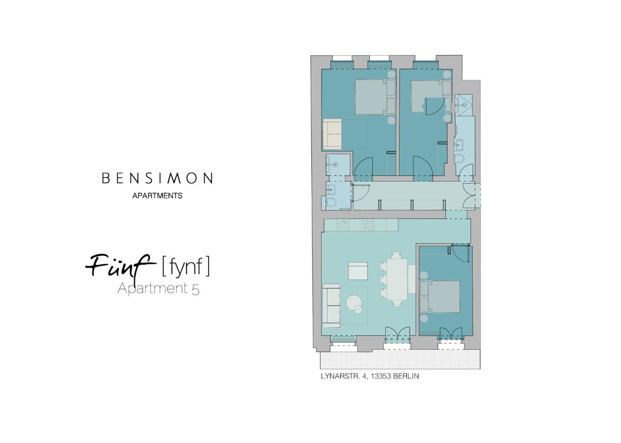 Bensimon Apartments Mitte/Wedding Берлин Номер фото